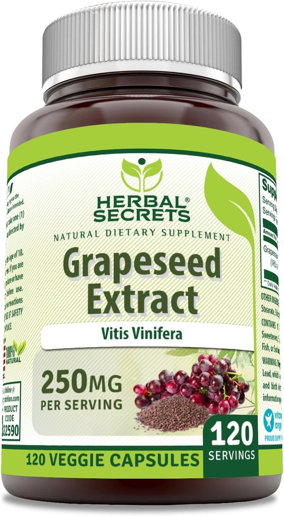 Bylinné Secrets Grape Seed Extract Supplement 
