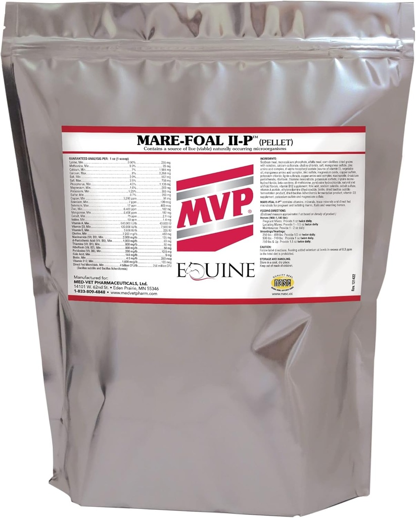 Mare Foal II-P (10lb) Balanced Multivitamín / Mineral Supplement for Mares, Foals & Yearlings