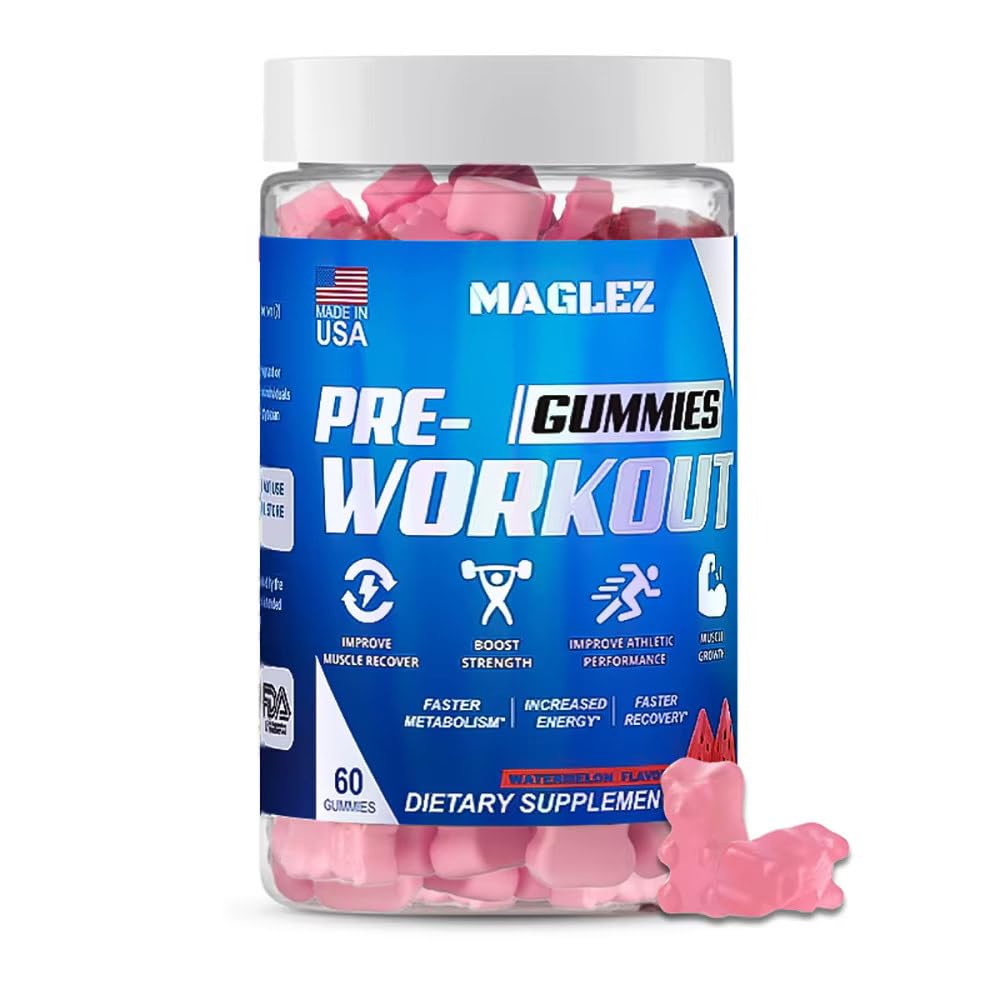 Pre Cvičenie Gummy pre mužov a ženy, PreWorkout Gummy s Beta Alanyne 