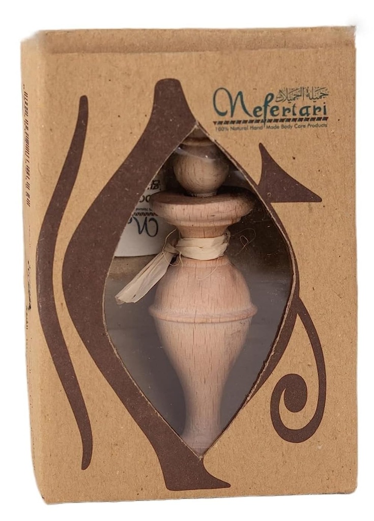 Nefertari 100% Natural Egyptian Eyeliner v práškovej forme, ručne očné linky s faraónom balenia