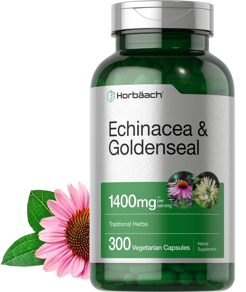 Horbäach Echinacea Goldenseal Kapsule 