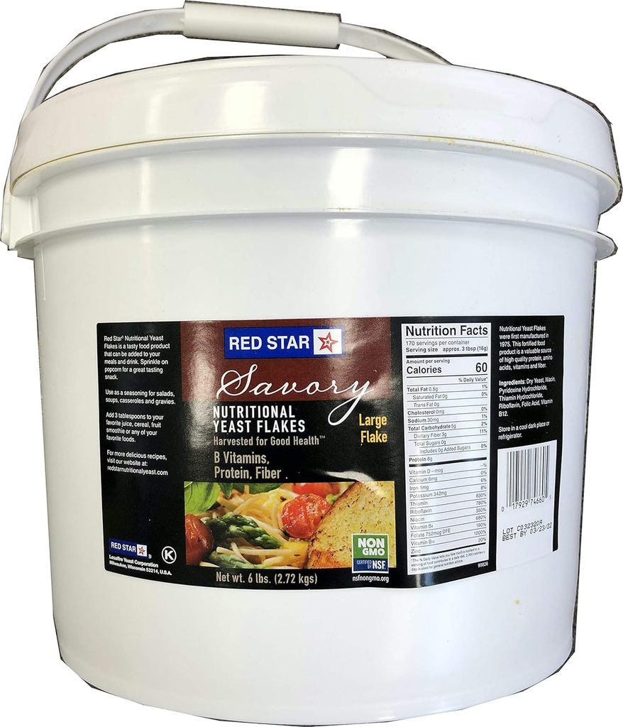 RED STAR Nutritional Flake, 6 libier