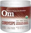 OM Organic Mushroom Superfood Powder, Cordyceps, 100 Servings, Energy and Endurance Suplement, 7.05 Ounce (Pack of 1)