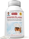ANDREW LESSMAN vitamín D3 4000 IU 360 kapsúl - vysoká potencie, esenciálny pre vstrebávanie vápnika, podporuje zdravie kostí, zdravé svalovej funkcie, imunitný systém, viac. Malé ľahko prehĺtať kapsuly