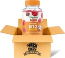 Vitamín B12 Gummy Bundle. Obsahuje jednu fľašu 90 ct Životaschopné deti vitamín B12 Gummies. Dietary Supplement, Gluten Free, Non Gmo, a Žuvacie B12 vitamíny Gummies. Prichádza s dobrou pre môj domov box!