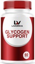1 balenie - Glycogen Support, Glycogen Control Advanced Formula, Glycogen Kapsule, Glycogen Fix s výkonnými zložkami, 30 Kapsule na fľašu na 30 dní