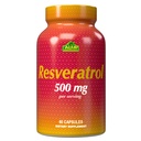 Resveratrol 1000mg by Alfa Vitamíny - Výkonný Antioxidant, pomáha predchádzať poškodeniu buniek - Podporuje funkciu mozgu, Kardiovaskulárne zdravie, Metabolizmus, anti-aging účinky - 60 Kapsule