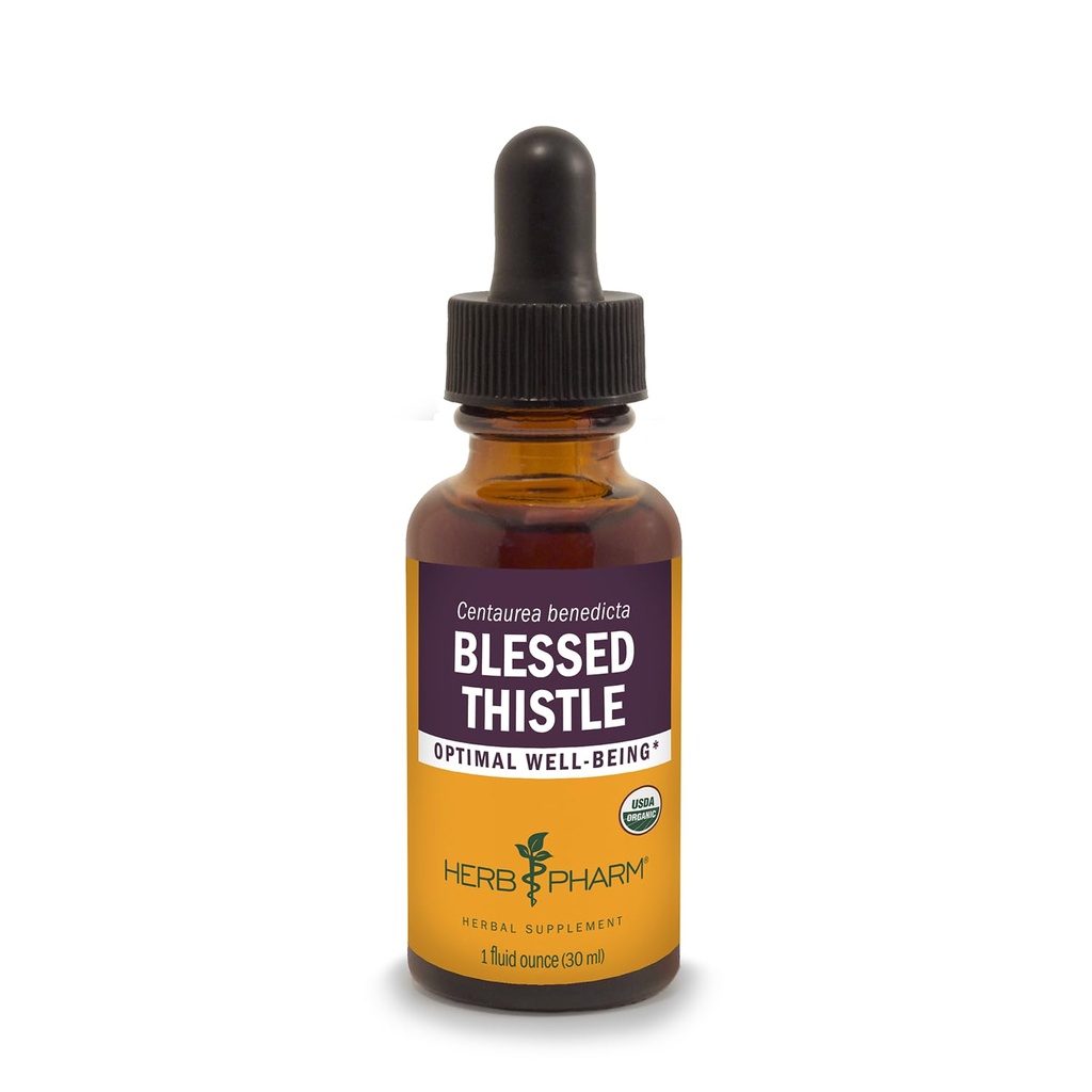 Herb Pharm Certified Organic Blessed Thitle Liquid Extract - 1 Ounce