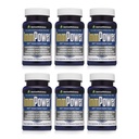 American BioSciences ImmPower AHCC Supplement 6-Pack, Enhanced Immune Support, Natural Killer Cell Activity and Cytokine Production, 30 Vegetariánske kapsuly, 500 miligramov na kapsulu