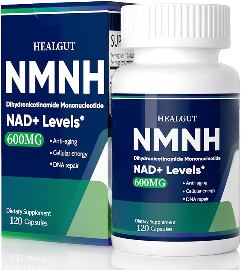 NMNH Alternative NAD+ Support: 600mg NMNH Supplement, 120 NMNHH kapsuly