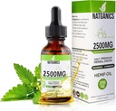 Organický vykurovací olej 2500mg - Ultra Premium Hemp Oil Drops 2500mg - Natural Hemp Oil Extract Tinture - Non-GMO Ultra-Pure CO2 extrahované kvapky - Omega Mastné kyseliny 3 6 9 - Organicky pestované & Vyrobené v USA
