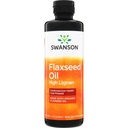 Swanson Ľanový olej High Lignan (Omegatru) 16 fl Ounce (473 ml) Tekutý