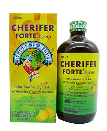 CHERIFER Forte Sirup s taurínom a dvojitým chloridovým rastovým faktorom 240 ml