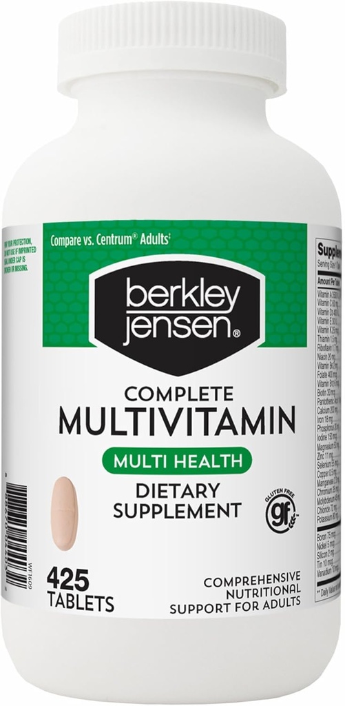 Berkley Jensen Adult Multivitamín, 425 n.l.