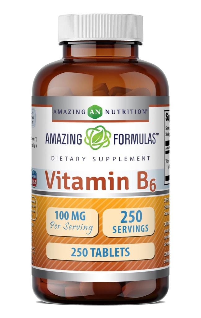 Amazing Formulates Vitamín B6 Supplement 
