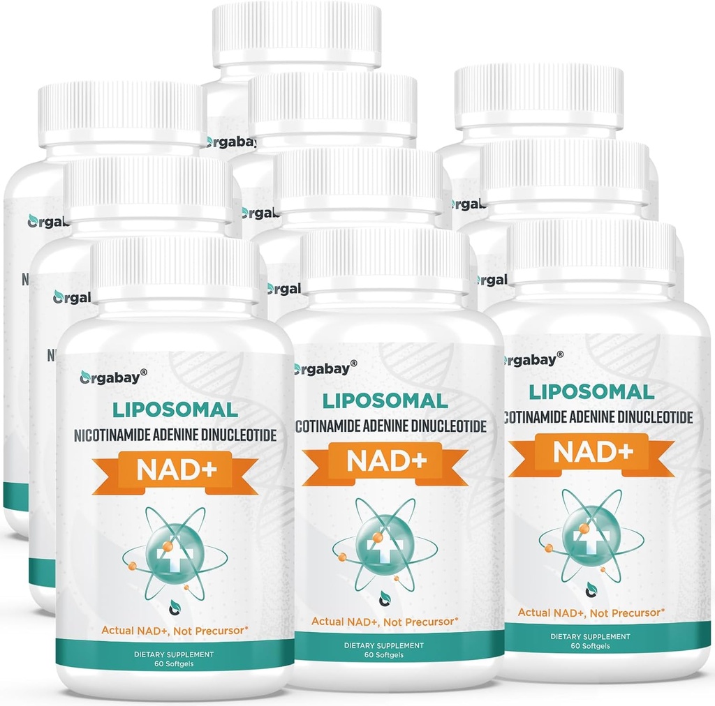 Lipozomálna NAD+ Doplnok 500 mg, vysoká absorpcia, zvýšenie NAD+ s TMG 250 mg, skutočná NAD Plus efektívnejšia ako nikotínamid Riboside, podporná bunková energia, zdravé starnutie 