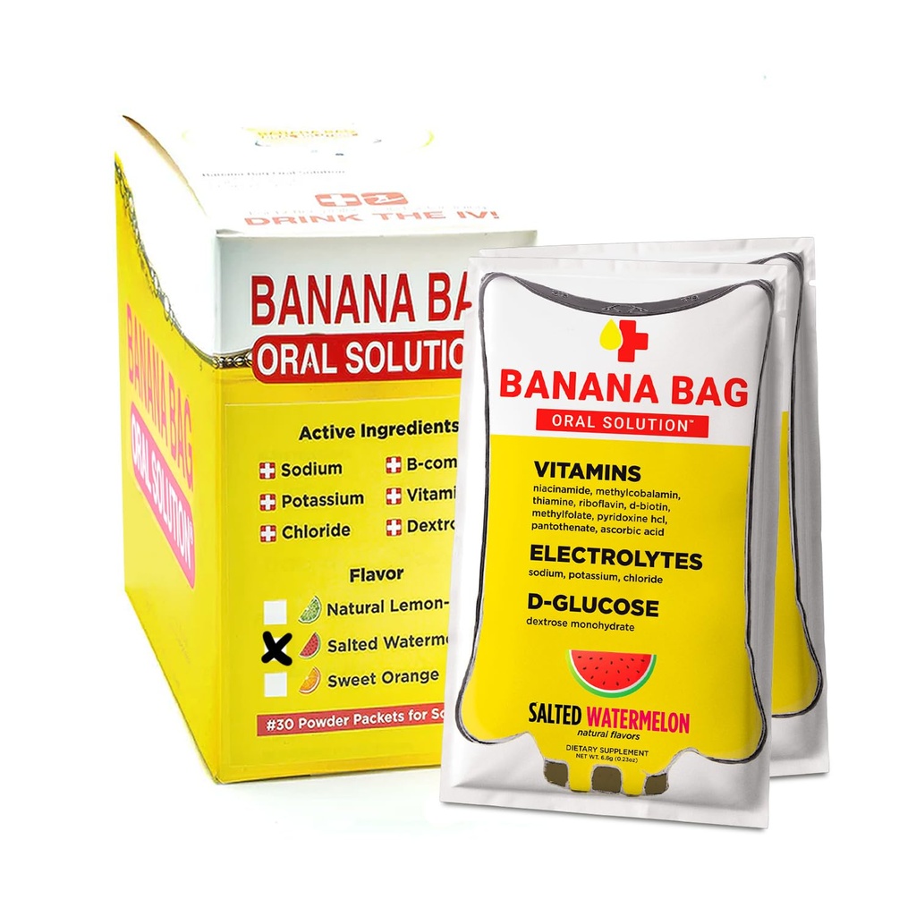 Banana taška perorálne riešenie Packets  Pohodlné, ľahko-na-Mix, a ideálne pre každodenné použitie.