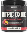 ONNIT Total Nitric Oxide Performance Powder, IGENTM Non-GMO testované, Ovocie Punch chuť, kofeín bez stravy doplnok na podporu rastu svalov s NO3-T Arginín Nitrate, 20 Servisov