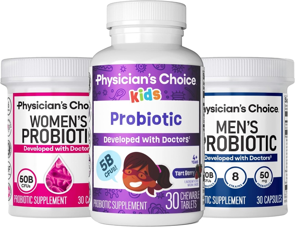Probiotická rodina Bundle - Ženy Probo(30ct) + Deti Probo(30ct) + Mens Probo(30ct)