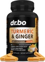 Kurkumín s BioPerine & Ginger Supplement - 1950mg Organic Tumeric and Curcumin BioPerine Black Pepper Pills - Turmeric and Ginger Supplement 60 Kapsule