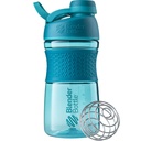 BlenderBottle 20oz SportMixer Protein Shaker Fľaše s BlenderBall Whisk, Rose a Teal