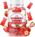 softbear Berberine s cejlónskou škorica Gummy Organické Berberine HCL 1500mg pre metabolizmus Immune zdravie Bez cukru Berberine Doplnky Jahodovo ochutený 60 Počet