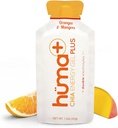 Huma Plus (Double Electrolytes) - Chia Energy Gel, Orange Mango, 24 Gels - Žalúdok priateľsky, Real Food Energy Gels