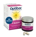 Optibac Probiotiká Saccharomyces Boulardii - Vegan Scientifically Proven Digestive Probiotic Supplement, 5 miliárd CFU - 40 kapsúl