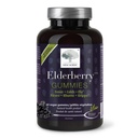 NOVÉ NORDIC Elderberry Vegan Gummy, bez cukru Žuvacie Imunitná podpora s vitamínom C pre dospelých a deti 4+, Žiadne umelé farby alebo príchute, 60 Počet (Pack of 1)