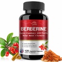 Berberine Supplement 19,060mg,Berbine with Ceylon škorica,Bitter Melon,Milk Thitle,Berbine HCl Supplement (120 kapsúl)