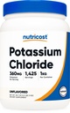 Nutricost chlorid draselný prášok 1kg - bezlepok, bez GMO