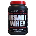 Insane Labz Insane Srvátková srsť,100% Svalová srsť Proteín, BCAA Amino Profil, Mass Gainer, Nahradenie jedla (Cookies & Cream, 30 Servings)
