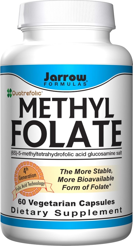 Jarrowove vzorce metylfolát 5-MTHF Nutritional Supplement, 400 Mg, 60 gróf ( Multi-Pack)