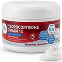 MED Pride 1% Hydrokortizón krém hromadne 16 Oz Maximálna sila svrbenie Relief pre ekzém, dermatitída, vyrážky, Mosquito Bites