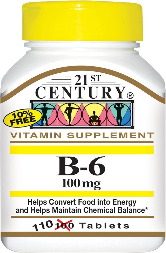 21. storočie B-6 100 mg - 110 tabliet, balenie 6 tabliet