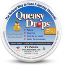 Tri lollies Queasy Drops Plus - Lozenges s pektínom a medom na upokojenie suché ústa - Alleviate Nausea & Motion Choose - Natural - 21