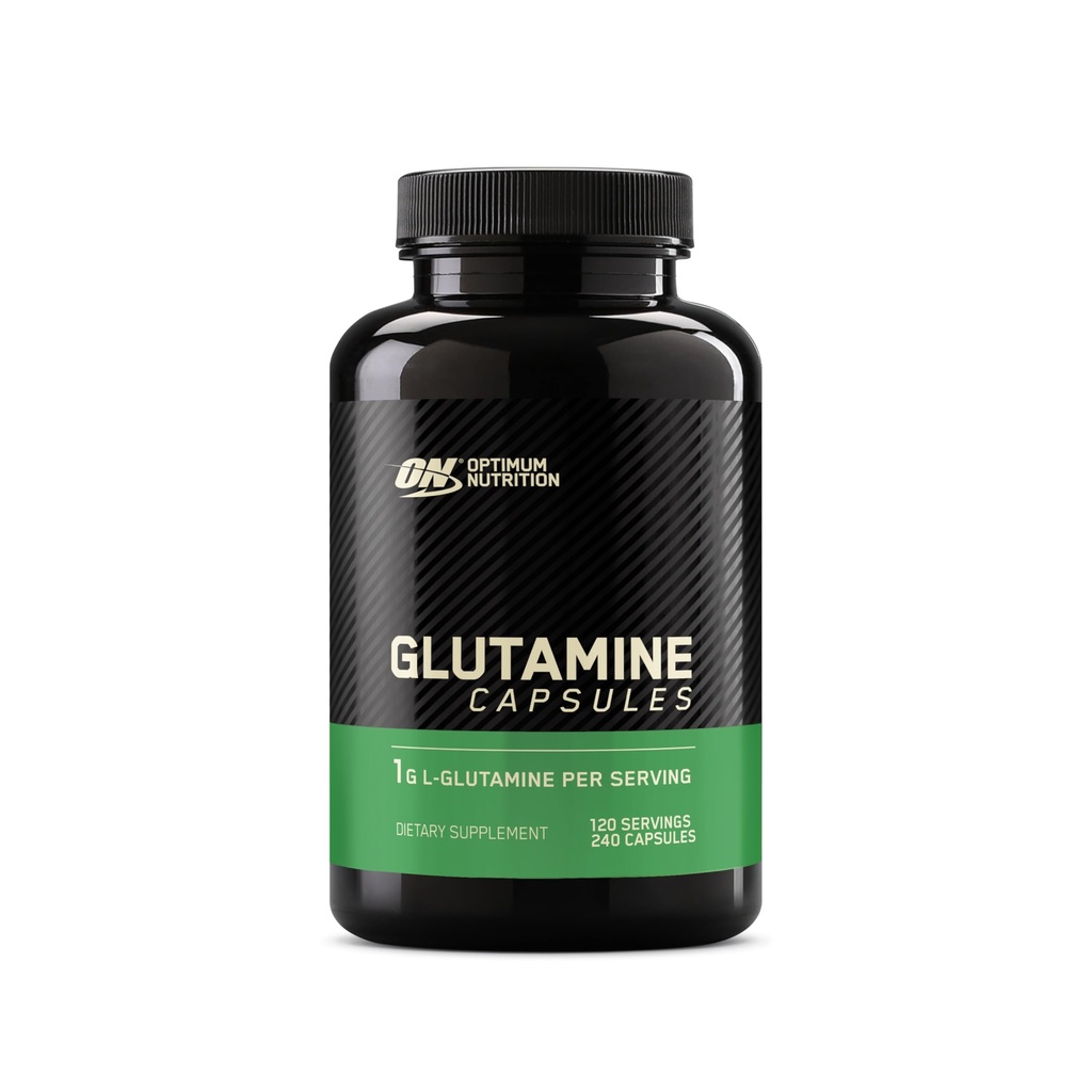 Optimum Nutrition L-Glutamine Muscle Recovery Capsules, 240 Ct
