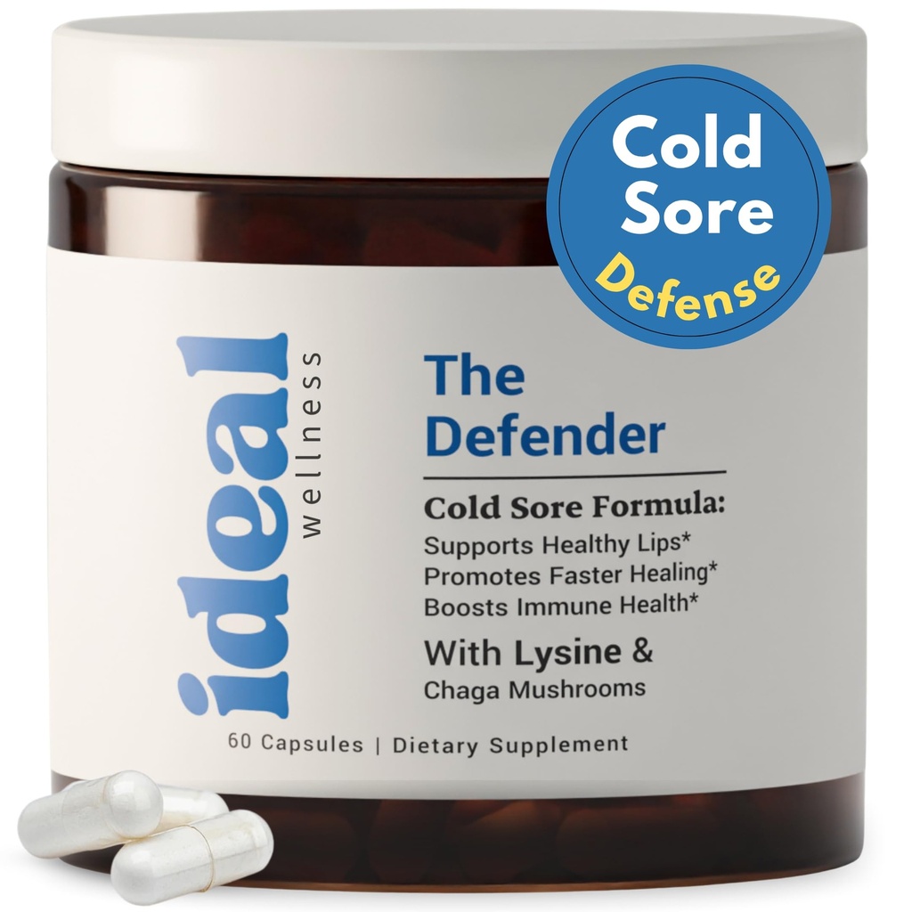 L-Lysine Cold Sore Liečba Lipov s imunitnou podporou - Lysin 1000 mg Kapsule, Chaga, Bee Propolis, Vitamín C, Zinok a sladké drievko Root Extract - Non-GMO, Vegetarián, 60 Kapsule od Muži a ženy