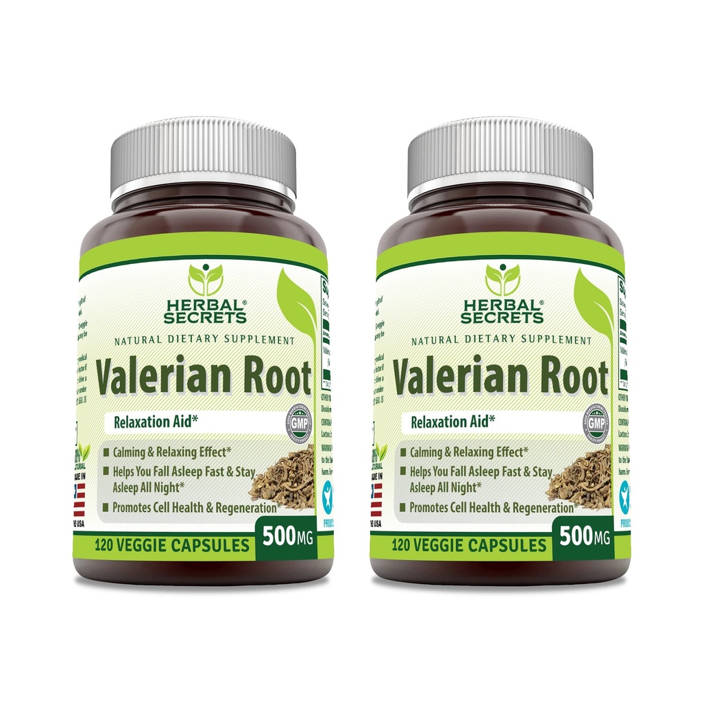 Bylinné tajomstvá Valerian Root 500 Mg Supplement 