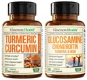 kurkumín s extraktom z čiernej papriky a glukozamínom chondroitín MSM Joint Support Supplement