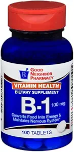 Dobrý sused lekáreň Vitamín B-1 100mg Tablety, 100 Počet