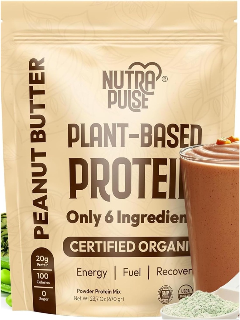 Organický vegánsky proteín prášok 