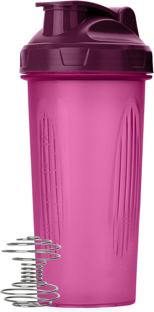 Mr. Pen- Shaker Fľaše pre proteínové zmesi, 28 oz, 1 balenie, Purple, Protein Shaker Fľaša s Whisk guľou, Blender Fľaša