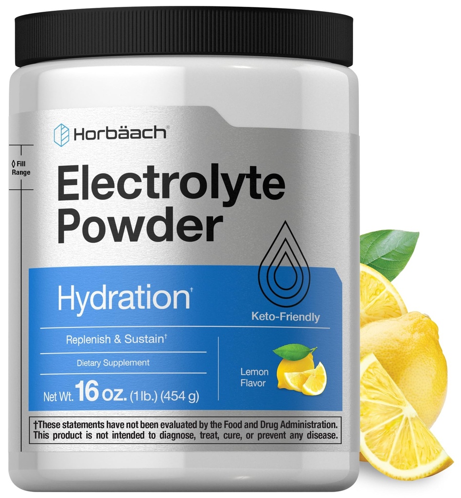 Horbäach Elektrolytes Powder 16 oz 