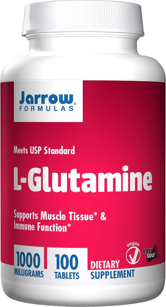 Jarrow Formulates Jarrow Formulations Jarrow L-Glutamine Tabs, podporuje svalového tkaniva a imunitnej funkcie, 1000 mg, 100 Počet