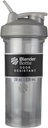 BlenderBottle Shaker Bottle Pro Series Perfect for Protein Shakes and Pre Cvičenie, 28-Ounce, Smoke Grey