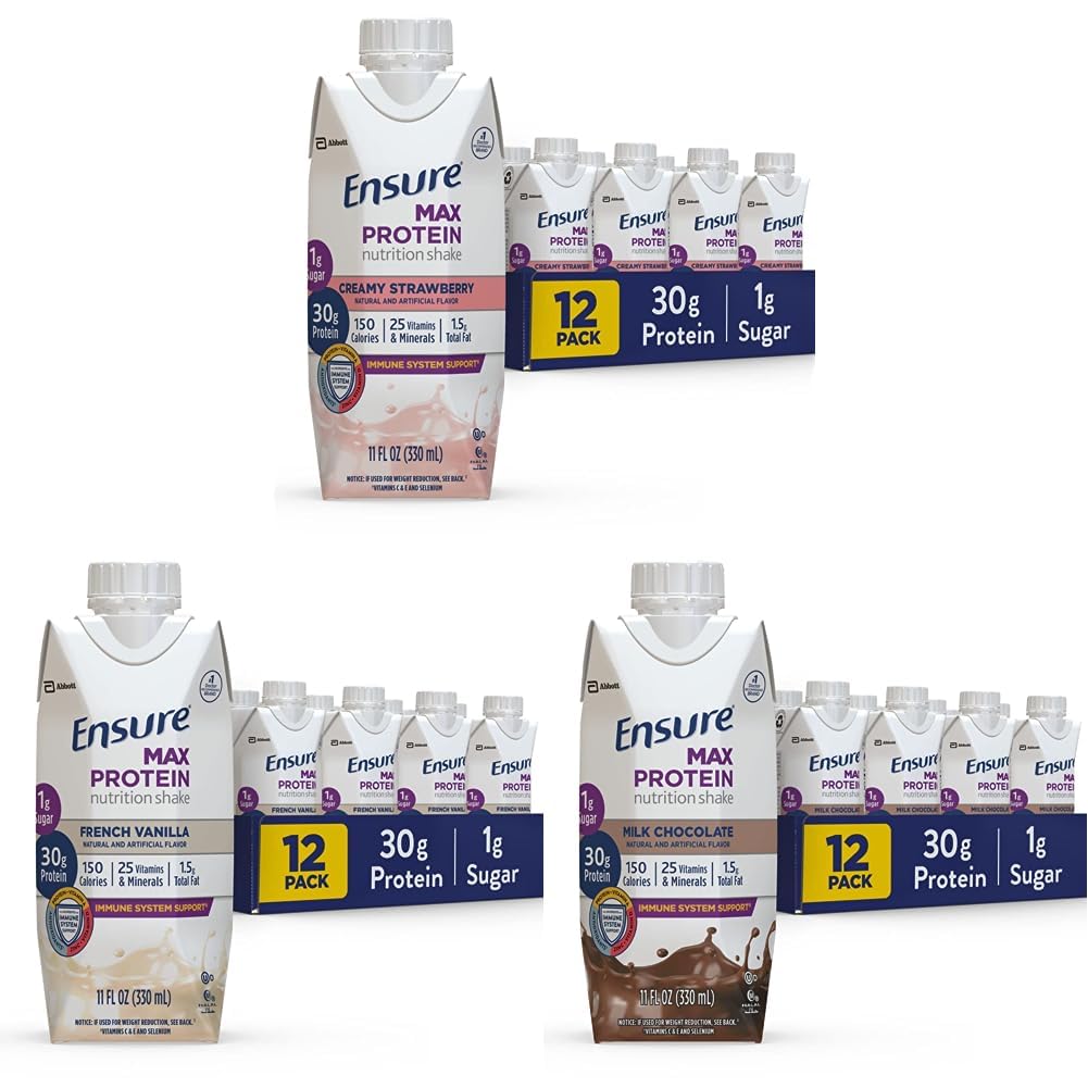 Uistite sa, že Max Bielkoviny Nutrition Shake, 11 fl oz, 12 Počet a Max Bielkoviny Nutrition Shake, 11 fl oz (Pack of 12) & Max Protein Nutrition Shake s 30g bielkovín, 1g cukru, 11 Fl Oz (Pack of 12)
