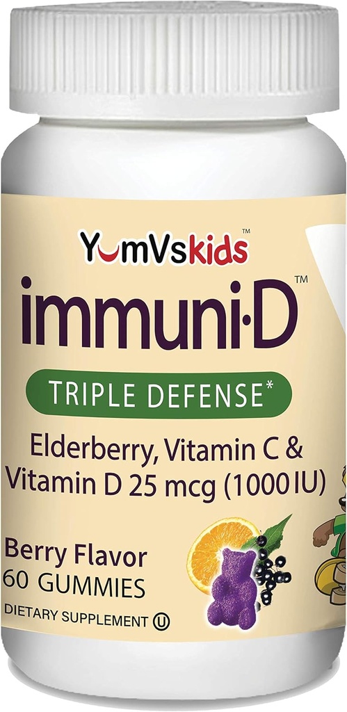 ImmuniD bazové Gummy pre deti podľa YumVs 