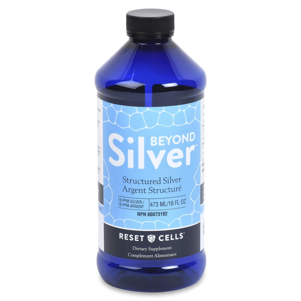 Okrem Silver Strieborné Strieborné riešenie - 15ppm - 16oz - Čistá koloidné striebro Tekutina pre imunitnú podporu - Alkalická Silver Water Dietary Supplement