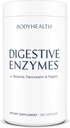 TeloHealth Digestive Enzymes Full Spectrum Digestive Support (180 caps), Betaine, Pepsin, Pankreatin BPP Zaťažené enzýmami a probiotikami, úľava pri krvácaní do žalúdka, pálenie záhy, plyn, zápcha